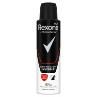 Dezodorant Rexona Men Active Protection Invisible antyperspirant 150 ml x 4 sztuki