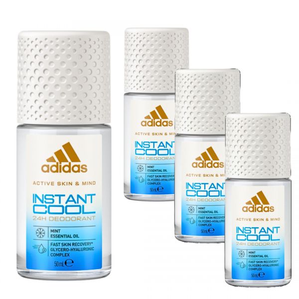 Dezodorant  roll-on  Adidas Instant Coll 50 ml x 4 sztuki