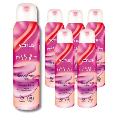 Dezodorant Venus Fresh Cherry Berry 150 ml x 6 sztuk