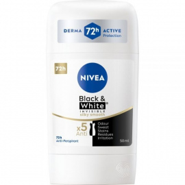 Dezodorant w sztyfcie Nivea Black&White Silky Smooth 50 ml