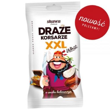 Draże kokosowe Marynarz XXL 130 g Skawa