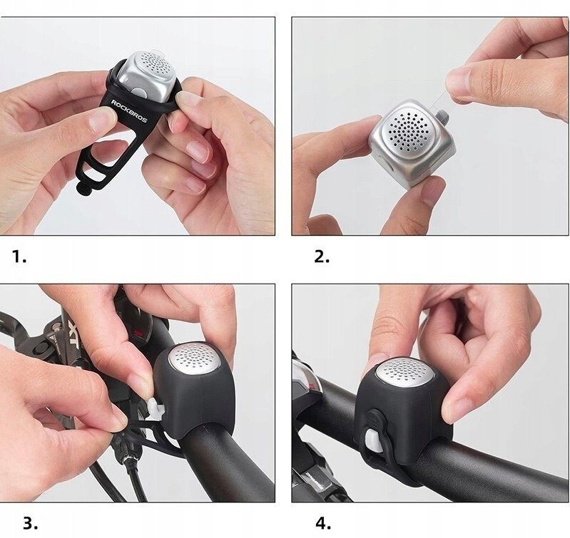 Dzwonek rowerowy elektryczny Rockbros