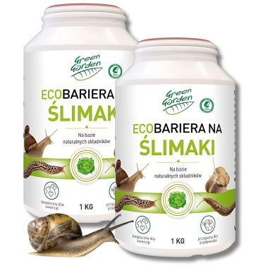 Eco bariera na ślimaki Green Garden Vaco 1 kg x 2 opakowania