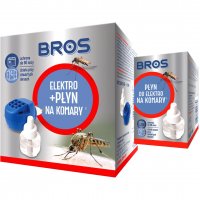 Elektrofumigator + płyn na komary Bros 40 ml + zapas 40 ml