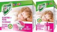 Elektrofumigator + płyn na komary dla dzieci Expel kids + zapas w płynie