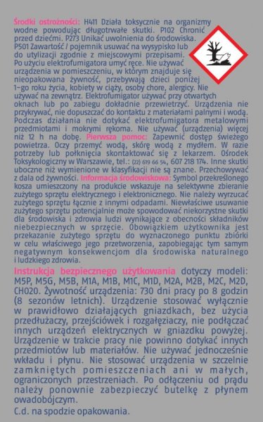 Elektrofumigator + płyn na komary dla dzieci sensitive Bros 40 ml + zapas 40 ml