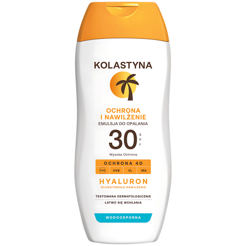 Emulsja do opalania Kolastyna wodoodporna SPF 30 200 ml