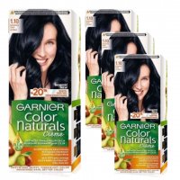 Farba do włosów Garnier Color Naturals Créme 1.10 Granatowa Czerń x 4 sztuki