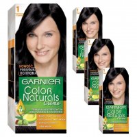 Farba do włosów Garnier Color Naturals Créme 1 Czarny x 4 sztuki