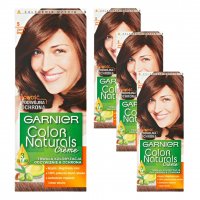 Farba do włosów Garnier Color Naturals Créme 5 Jasny brąz x 4 sztuki