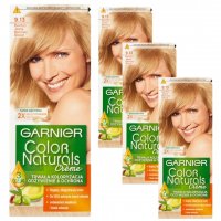 Farba do włosów Garnier Color Naturals Créme 9.13 Bardzo jasny beżowy blond x 4 sztuki