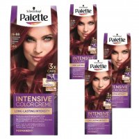 Farba do włosów Palette Intensive Color Creme Intensywna czerwień RI5 x 4 sztuki
