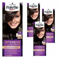Farba do włosów Palette Intensive Color Creme Średni brąz N3 x 4 sztuki