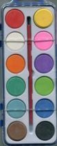 Farby akwarelowe Titanum (12 Kolorów)