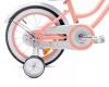 Rowerek dla dzieci 14" Heart bike morelowy Sun Baby J03.016.2.6