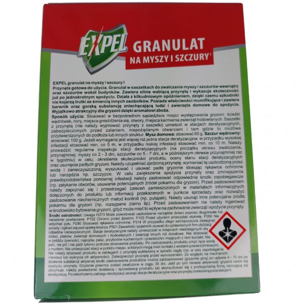 Granulat na myszy i szczury Expel 140 g