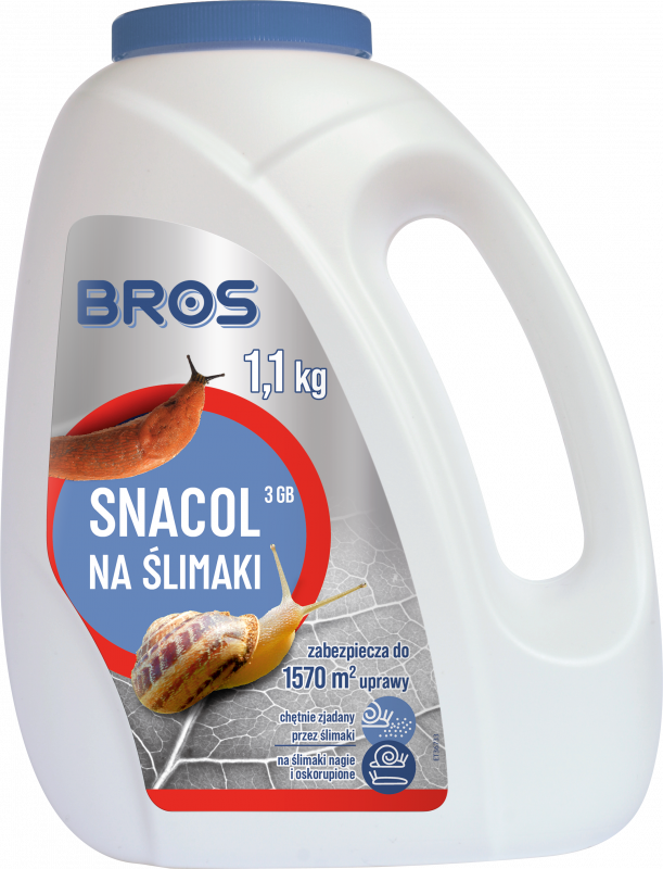 Granulat na Ślimaki Snacol 3GB 1,1 kg Butelka