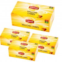 Herbata czarna Lipton Yellow Label Ex'50 x 4 opakowania