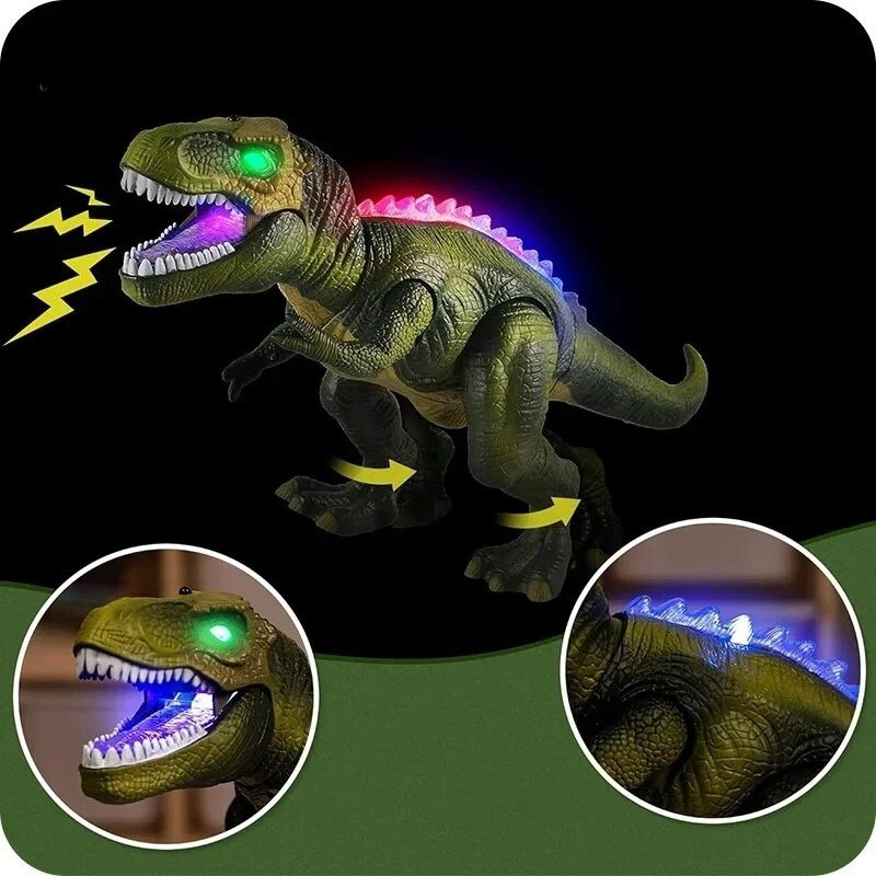 Interaktywny Dinozaur T-Rex zdalnie sterowany (brązowy)