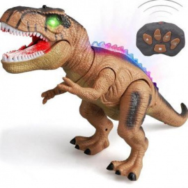 Interaktywny Dinozaur T-Rex zdalnie sterowany (brązowy)