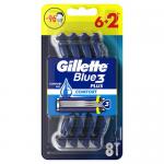 Jednorazowe maszynki do golenia Gillette Blue 3 Comfort (8 sztuk) x 2 opakowania