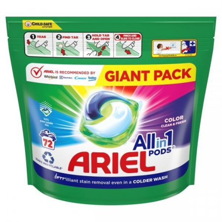 Kapsułki do prania Ariel  All-In-1 PODS Color (72 prania)