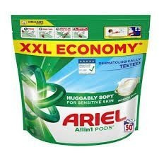Kapsułki do prania Ariel  Allin1 Pods Sensitive Skin (50 prań)