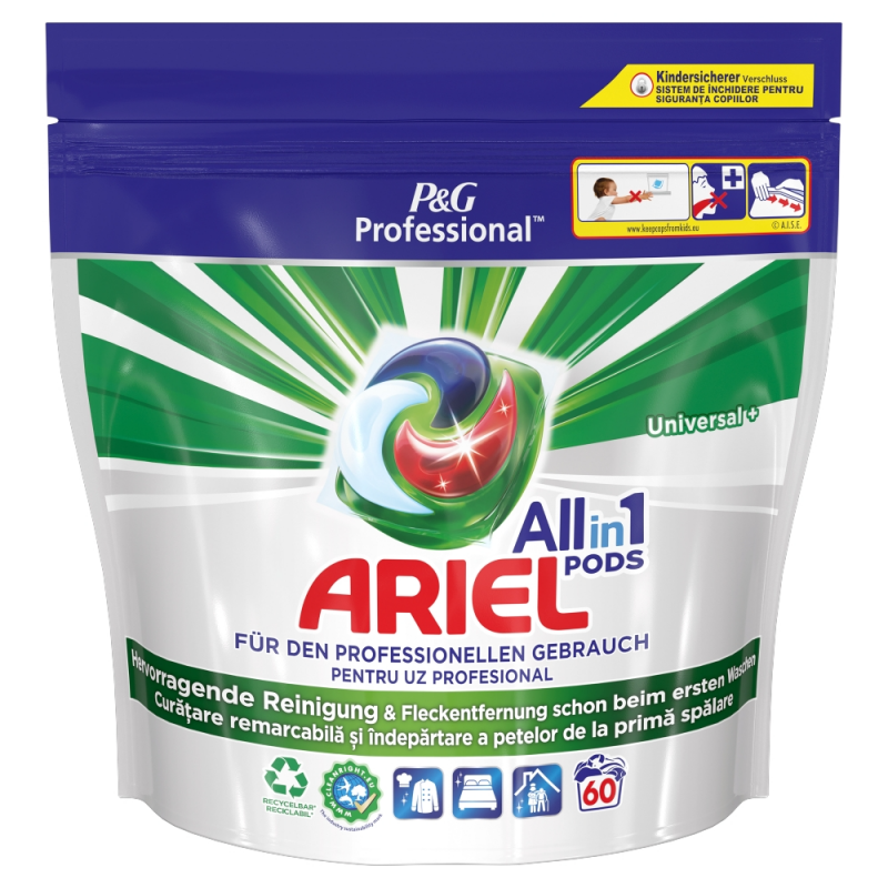 Kapsułki do prania Ariel Professional All-In-1 PODS Universal+ (60 prań)