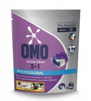Kapsułki do prania OMO Active Clean 3w1 (80 sztuk)