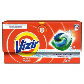 Kapsułki do prania Vizir All in 1 PODS alpejska świeżość 334,4 g (19 sztuk)