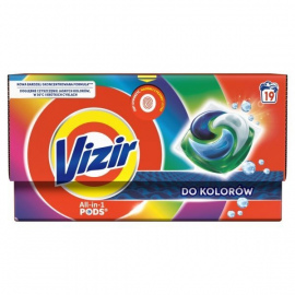 Kapsułki do prania Vizir All in 1 PODS do kolorów 334,4 g (19 sztuk)