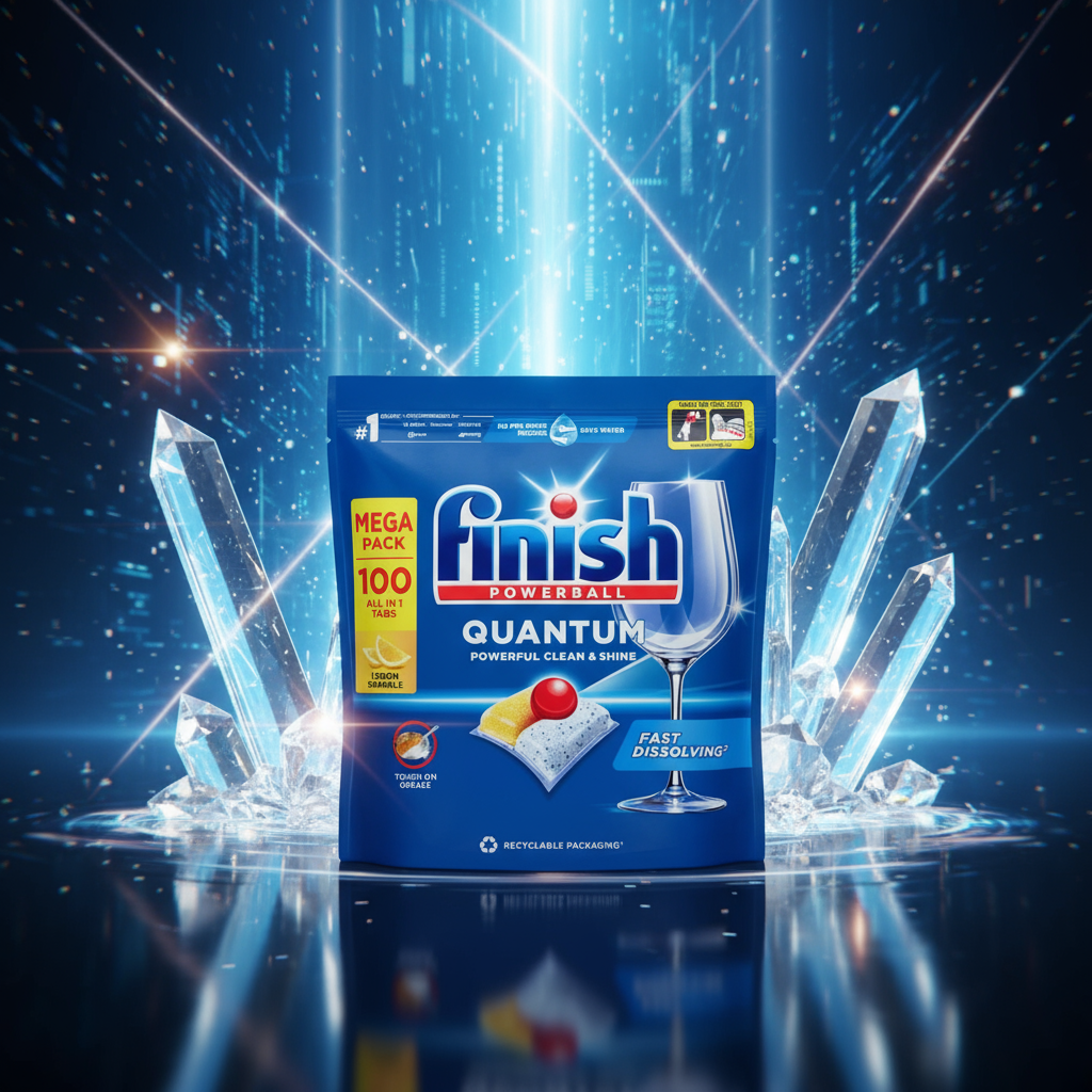 Kapsułki do zmywarki Finish Quantum Lemon 1040 g (100 sztuk)