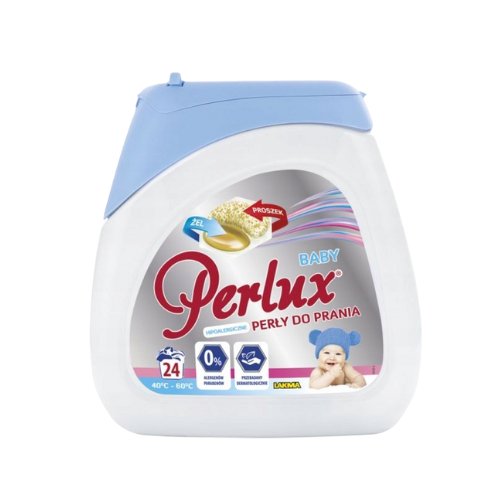 Kapsułki piorące Perlux Baby hipoalergiczne 552 g (24 sztuki)