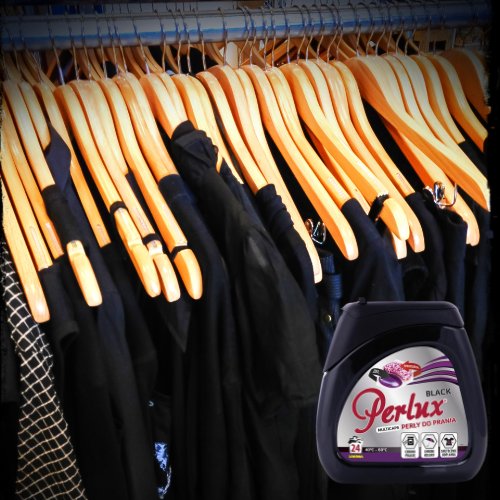 Kapsułki piorące Perlux Black Perły do ciemnych kolorów 552 g (24 sztuki) x 2 opakowania