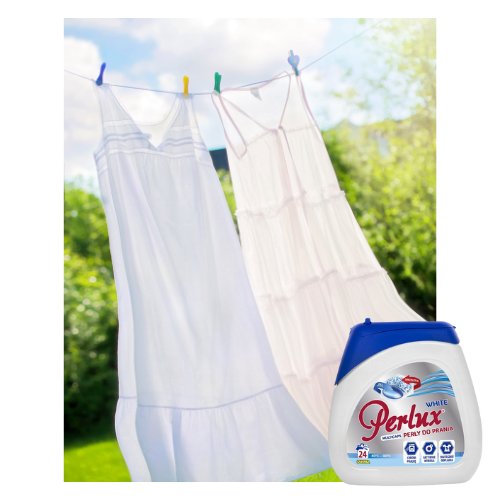 Kapsułki piorące Perlux Super Compact White 552 g (24 sztuki) x 8 opakowań