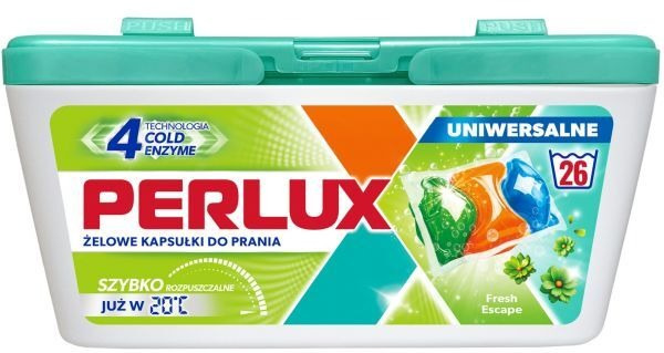 Kapsułki żelowe do prania Perlux Uniwersalne 403 g (26 sztuk)