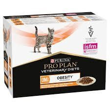 Karma dietetyczna dla kota Purina Pro Plan Veterinay Diets Obesity 10x85 g kurczak