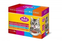 Karma dla kota Basil w saszetkach mix (12 saszetek)