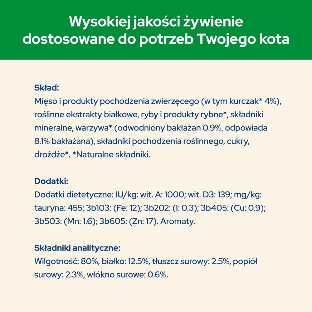 Karma dla kota Cat Chow Sterilised z kurczakiem i bakłażanem w sosie 85 g (24 sztuki)