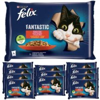 Karma dla kota Felix Fantastic wiejskie smaki w galaretce 340 g (4 x 85 g) x 12 opakowań