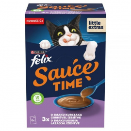 Karma dla kota Felix Sauce Time mix smaków 8 x (6 x 40 g)