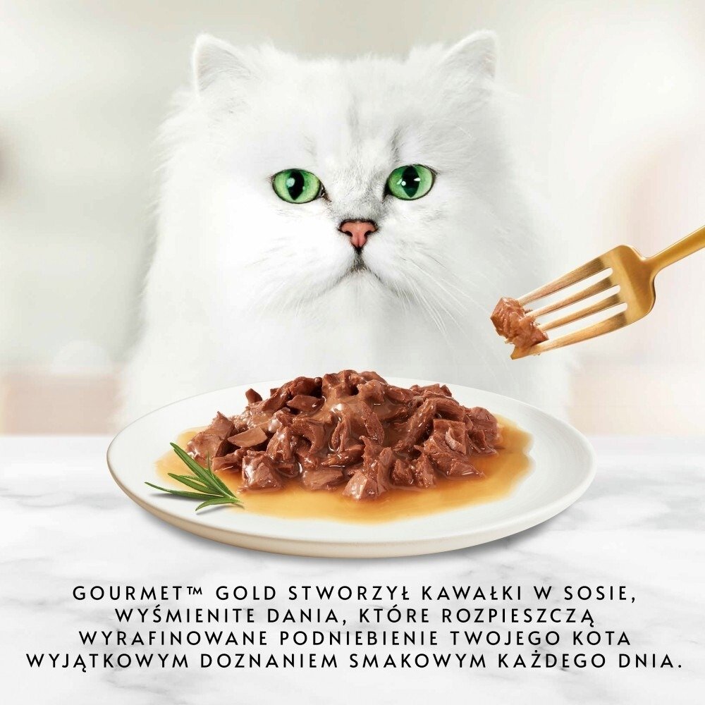Karma dla kota Gourmet Gold kawałki w sosie (4 x 85 g)