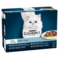 Karma dla kota Gourmet Perle duet 1020 g (12 x 85 g) x 2 opakowania