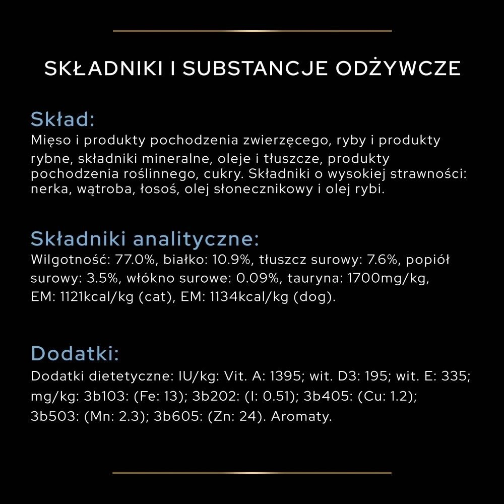 Karma dla kota i psa mus Purina Pro Plan Veterinary Diets CN Convalescence 195 g x 6 sztuk