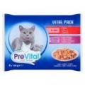 Karma dla kota PreVital Vital Pack  w galaretce 4 x 100 g