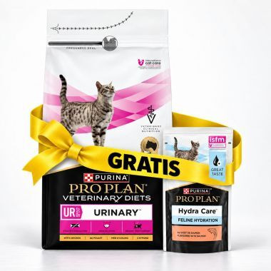Karma dla kota PRO PLAN Veterinary Diets UR St/Ox Urinary z kurczakiem 1,5 kg + saszetka GRATIS