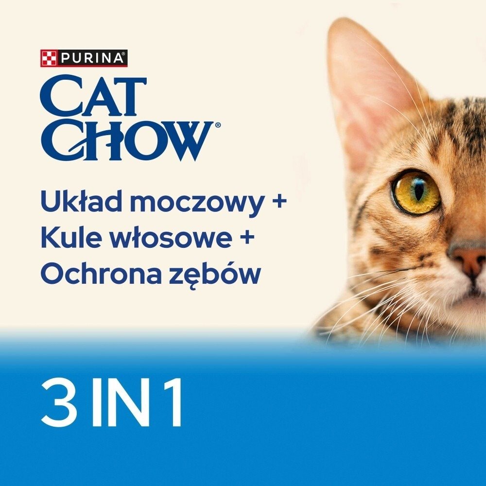Karma dla kota Purina Cat Chow 3in1 z Indykiem 16,5 kg