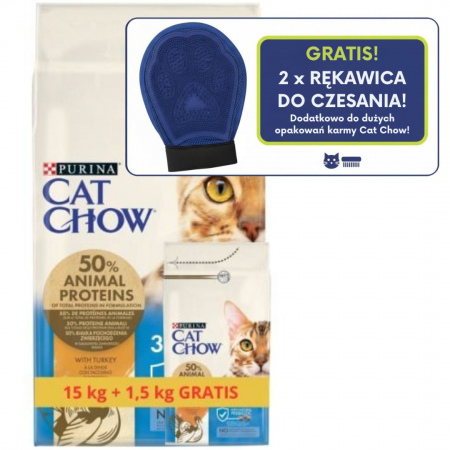 Karma dla kota Purina Cat Chow 3in1 z Indykiem 16,5 kg