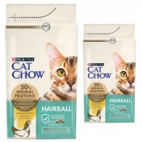 Karma dla kota Purina Cat Chow Hairball bogata w kurczaka 1,5 kg x 2 opakowania