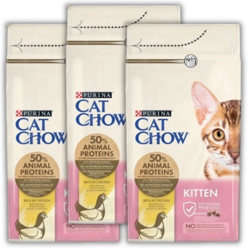 Karma dla kota sucha Purina Cat Chow Kitten junior